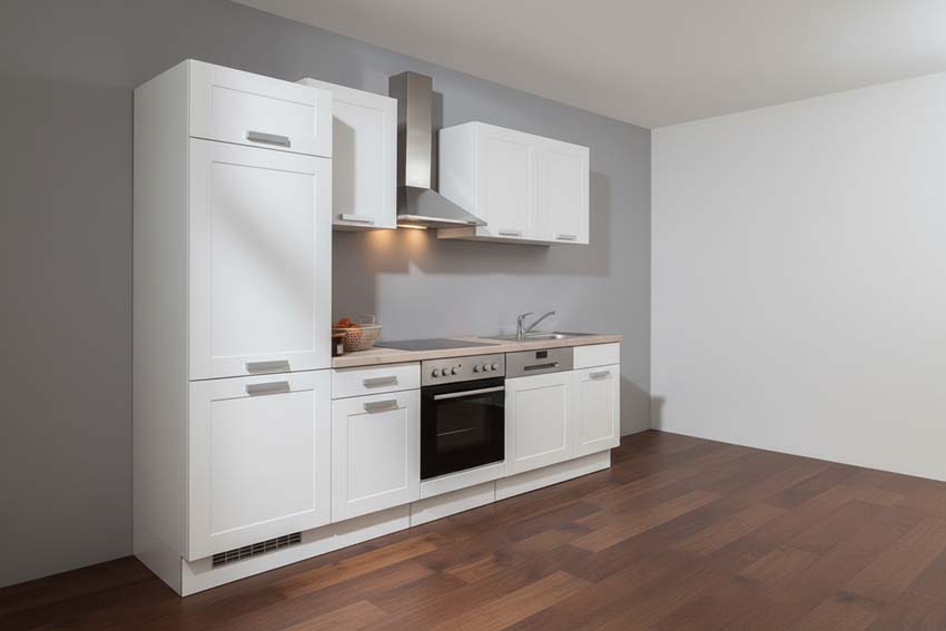 Keuken Njord wit 280cm - zonder toestellen