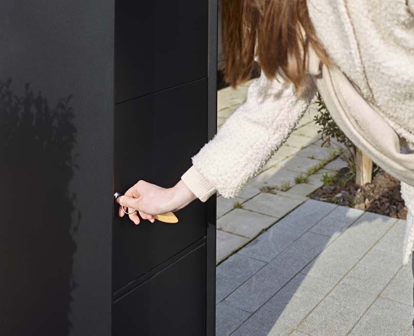 Boîte à colis ONZO (eSafe) Fenix Top anthracite large