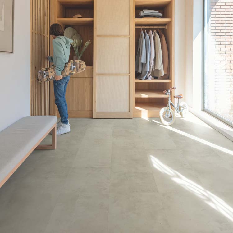 Laminaat Quick-Step Muse 8mm grijs 120x39,6cm