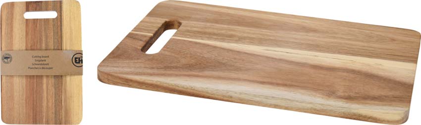 Snijplank acaciahout bruin 30x20cm