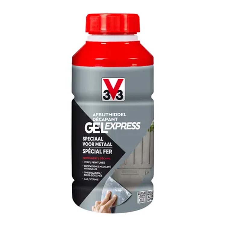 V33 décapant gel express spécial fer 0,5l