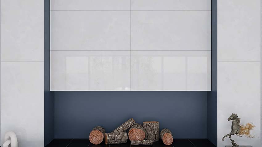 Vloer- en wandtegel Crystal White Poli 60x120cm