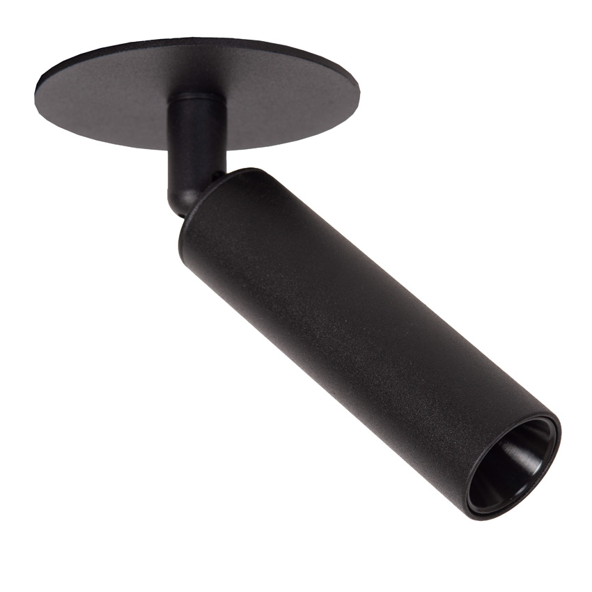 Lucide Essential Keoni - Plafondspot - Ø8cm - LED - 1xG9 - Zwart