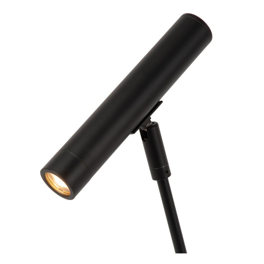 Vloerlamp - LED 3 StepDimbaar - G9 - 1x3W 2700K - Inclusief omwisselbare ringen - Zwart