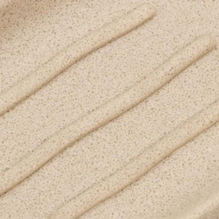 Porte-savon Owen polyrésine beige 13,1x9,2x2,3cm