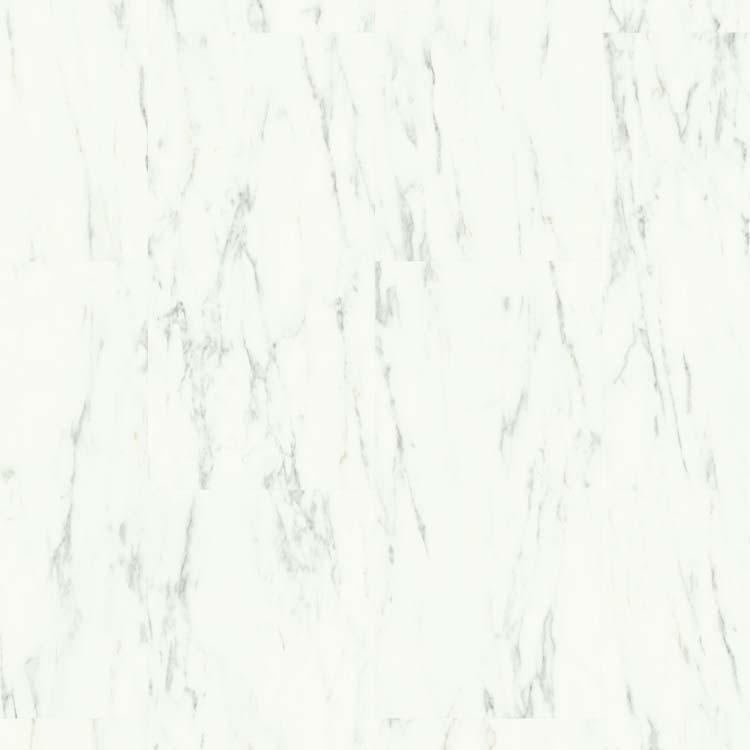 Sol vinyle Quick-Step Alpha Vinyl dalle 4mm marbre blanc carrara 61x30,3cm