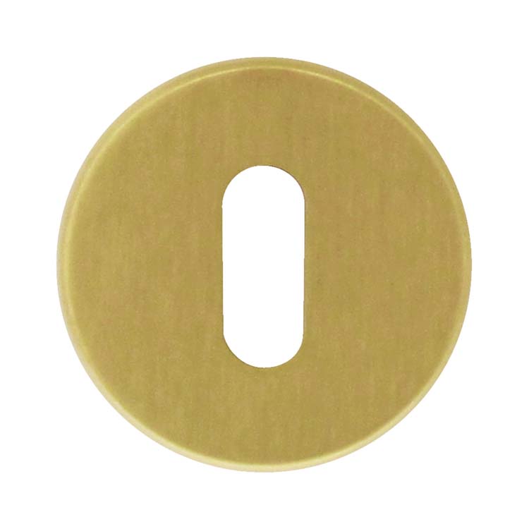 Entrée de clé pro rond rosace clique 45mm cuivre mat