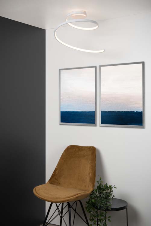 Plafonniére - wit - Ø46cm - dimbaar - LED - 24W - 3000K