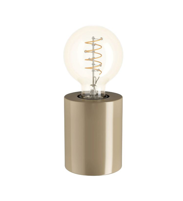 Lampe de table - sable - Ø8x8cm - dimmable - E27 - 1x40W
