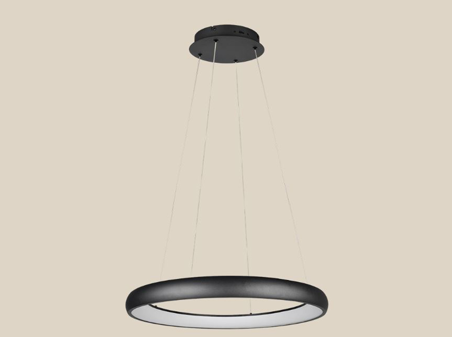 Suspension - noir - Ø75x150cm - dimmable - LED - 1x59W - 2300-4000K