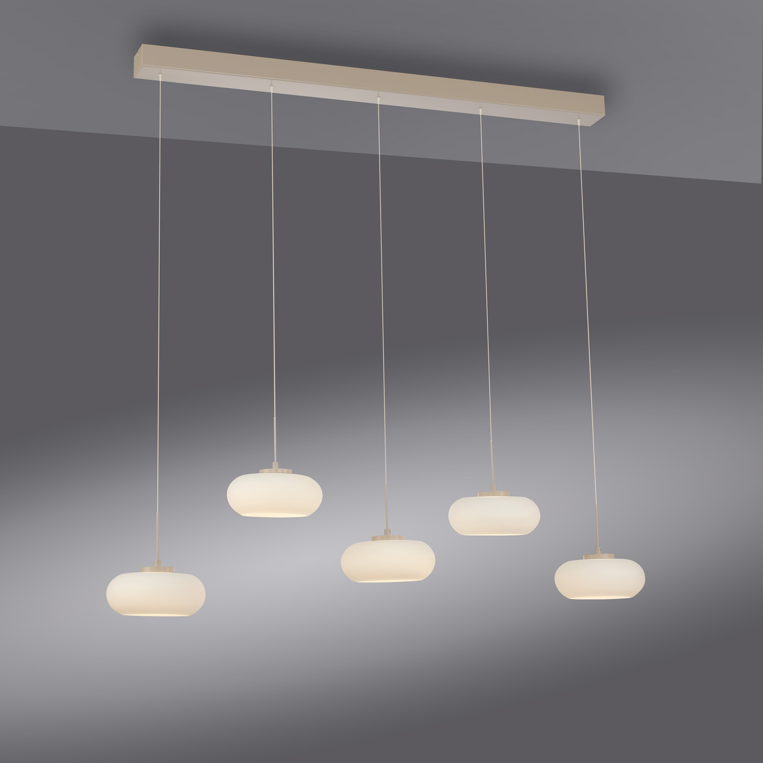 Suspension - sable - LED - 5x5W - 3000K