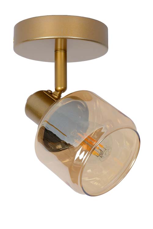 Plafondspot - 1xE14 - Mat Goud / Messing