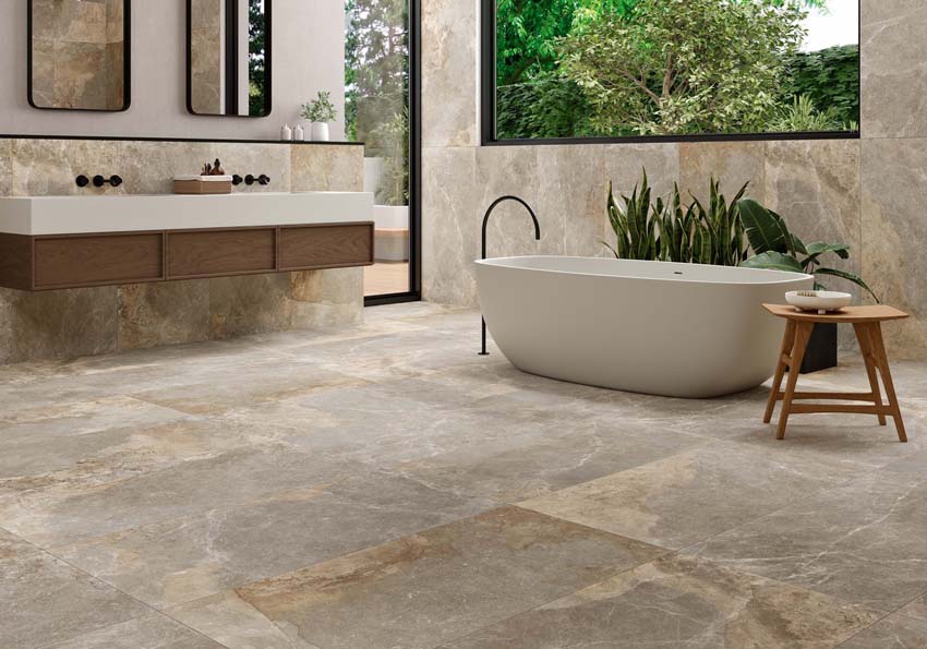 Dalle de terrasse Arenal grey rt 60 x 90 x 2 cm