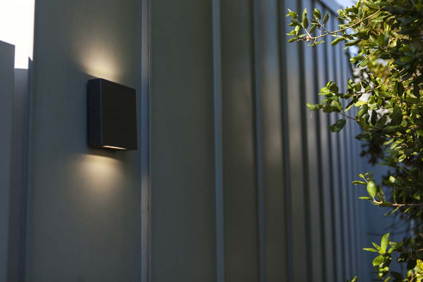 Applique murale d'extérieur Karo - Gris - 8.5W - 4000K - IP54