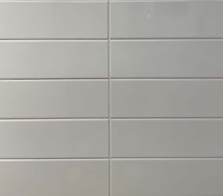 Carrelage mural Cosy brillant blanc 10x30cm