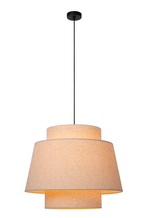 Lucide TRIBUTE - Suspension - Ø 60 cm - 1xE27 - Crème