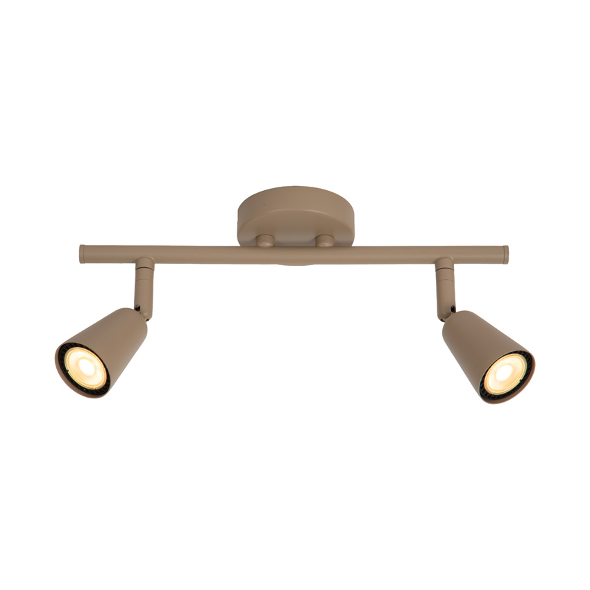Spot de plafond - Taupe - 36x17,5x14cm - 2xGU10