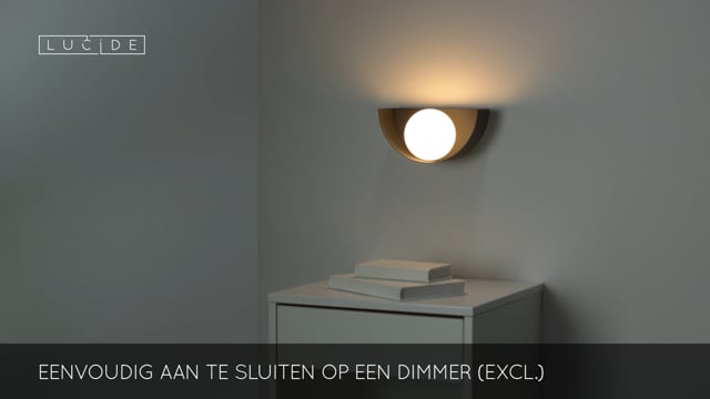 Lucide BENNI - Applique murale - 1xG9 - Noir