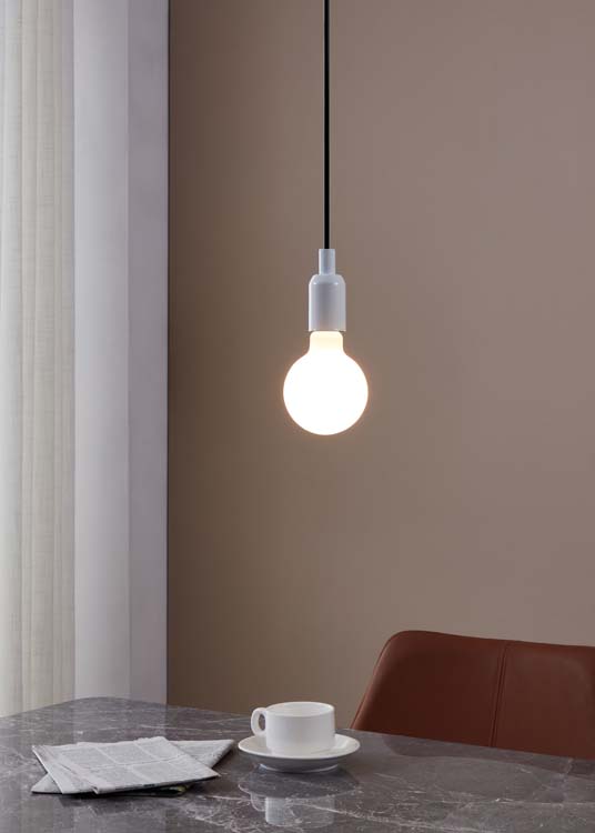 Lampe LED - E27 - blanche - Ø9,5cm - dimmable - 1x7,5W - 806lm - 2700K - 1 pièce