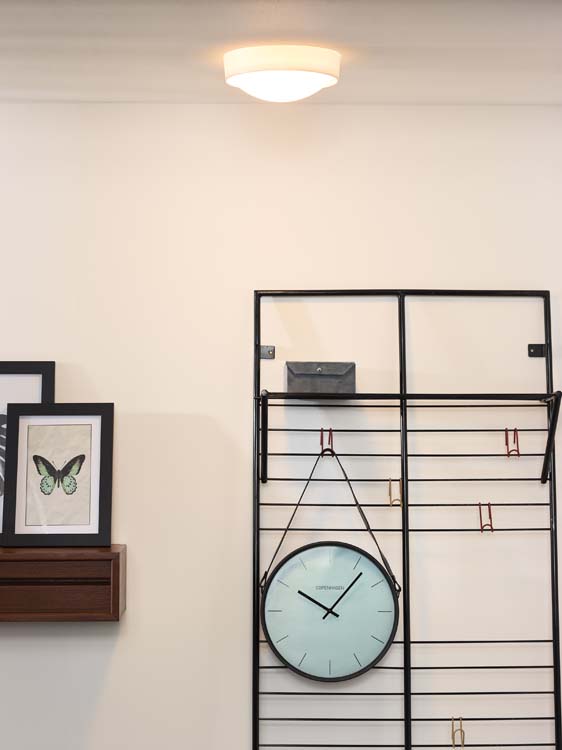 Plafondlamp - wit - dimbaar - LED - Ø25cm - E27 - 9W