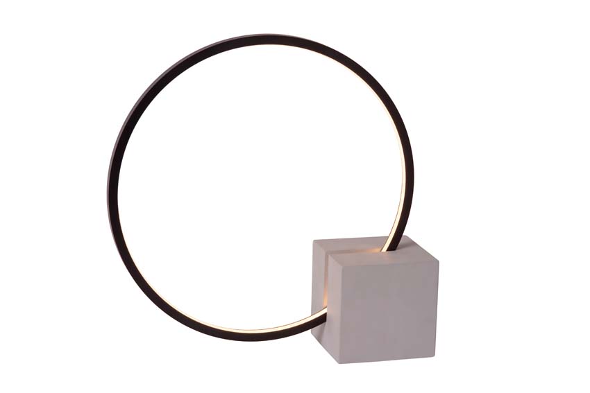Lampe de table - Ø32cm - LED dimmable - 1x6W 3000K - Noir