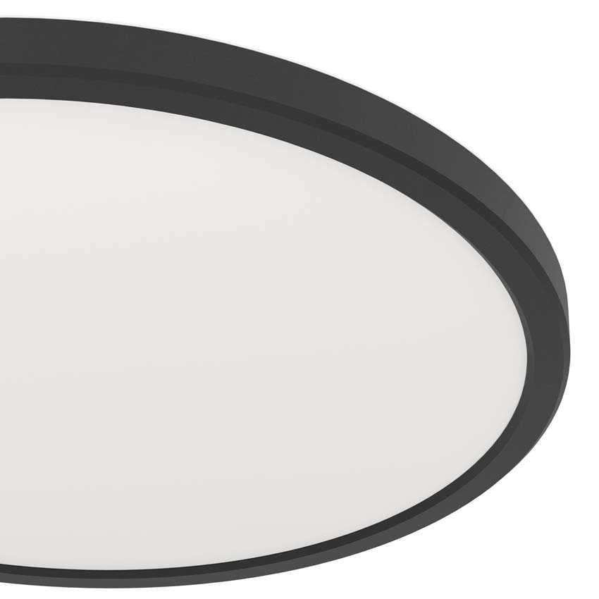 Plafondlamp - Zwart - Ø30cm - LED - CCT - 1x14W 2700-6500K - IP44