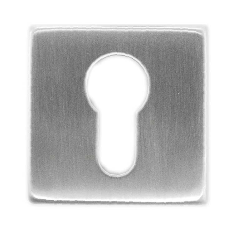 Plaque cylindre pro carré plat inox plus