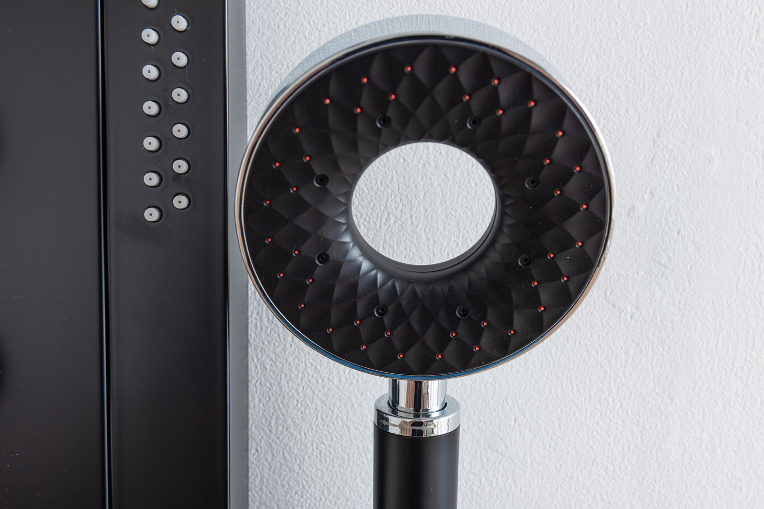 Colonne de douche Vicky thermostatique avec LED noir