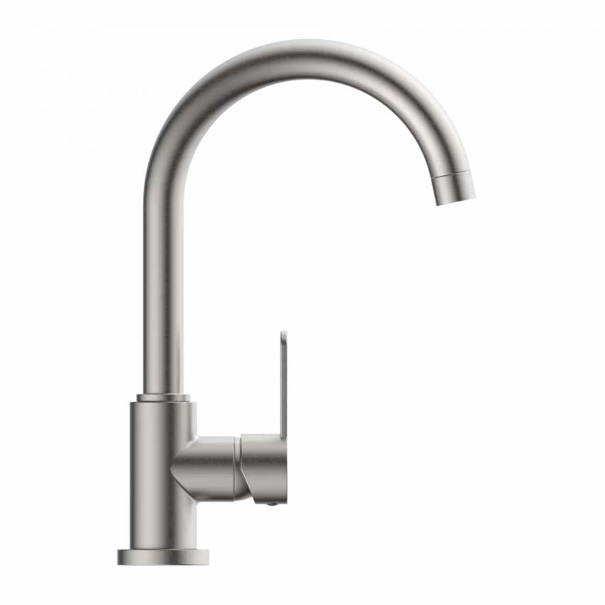 Robinet de cuisine Wasserwerk WK 5 aspect inox