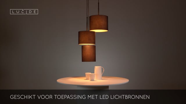 Lucide MAYA - Suspension - Ø 46 cm - 3xE27 - Noir Lucide MAYA - Suspension - Ø 46 cm - 3xE27 - Noir