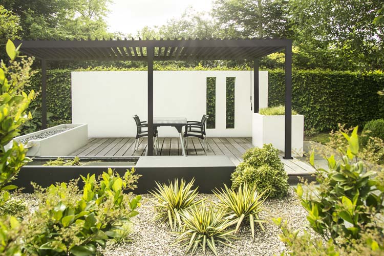 Pergola Solimar aluminium anthracite L600xL300xH250cm manuelle