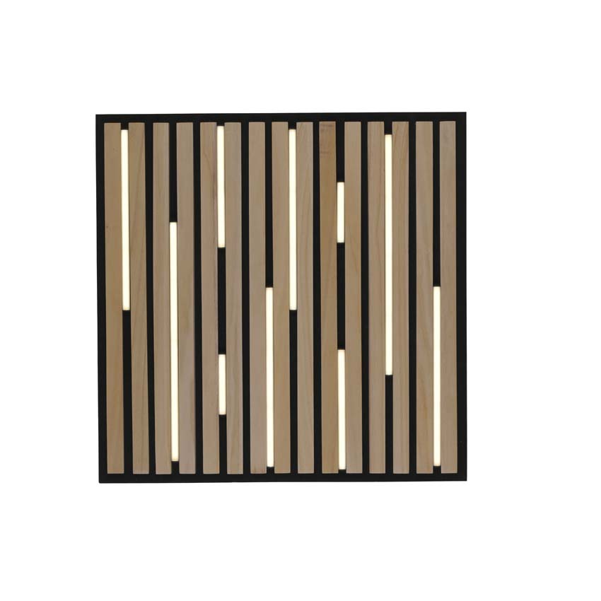 Plafonnier Line-Up natural wood - dimmable - 37W - 2700-5000K - IP20