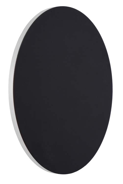 Applique murale - noir - LED - Ø25cm - 8W - 3000K