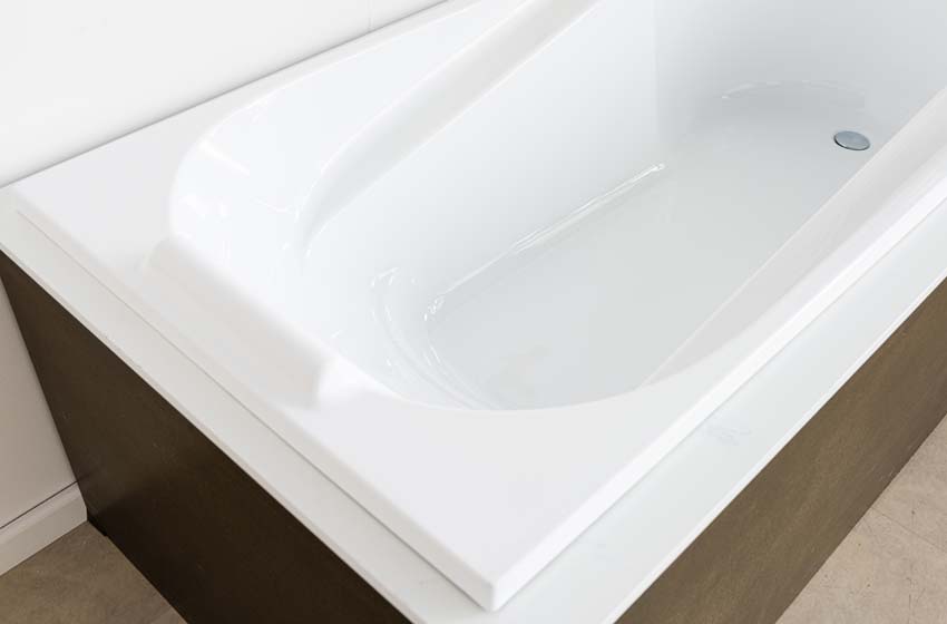 Inbouwbad Cora glanzend wit ergonomisch 180x80cm + regelbare potenset