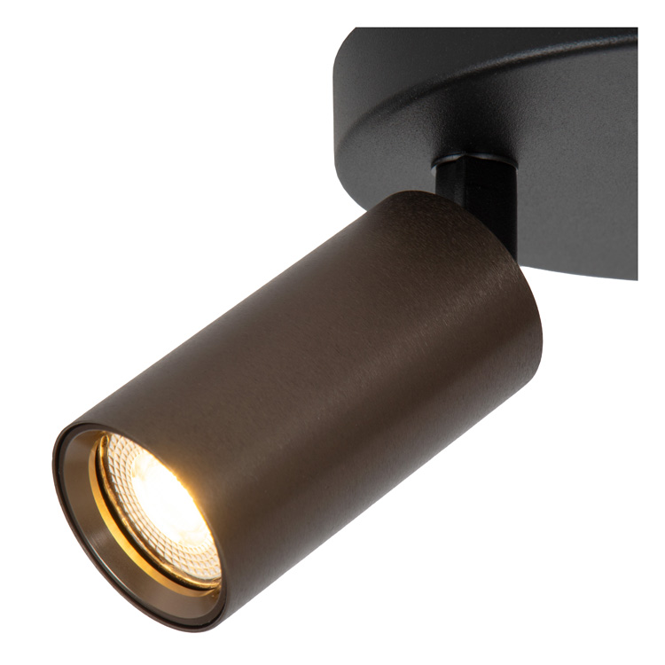 Spot plafond Zen - café - Ø15cm - 2xGU10