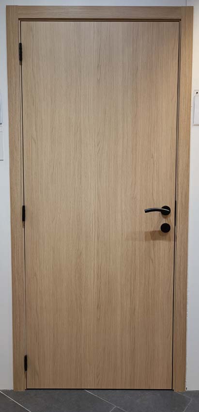 Complete binnendeur Premium Oak 201,5x63cm tubespaan verticaal omkeerbaar + deurkast 16,5cm