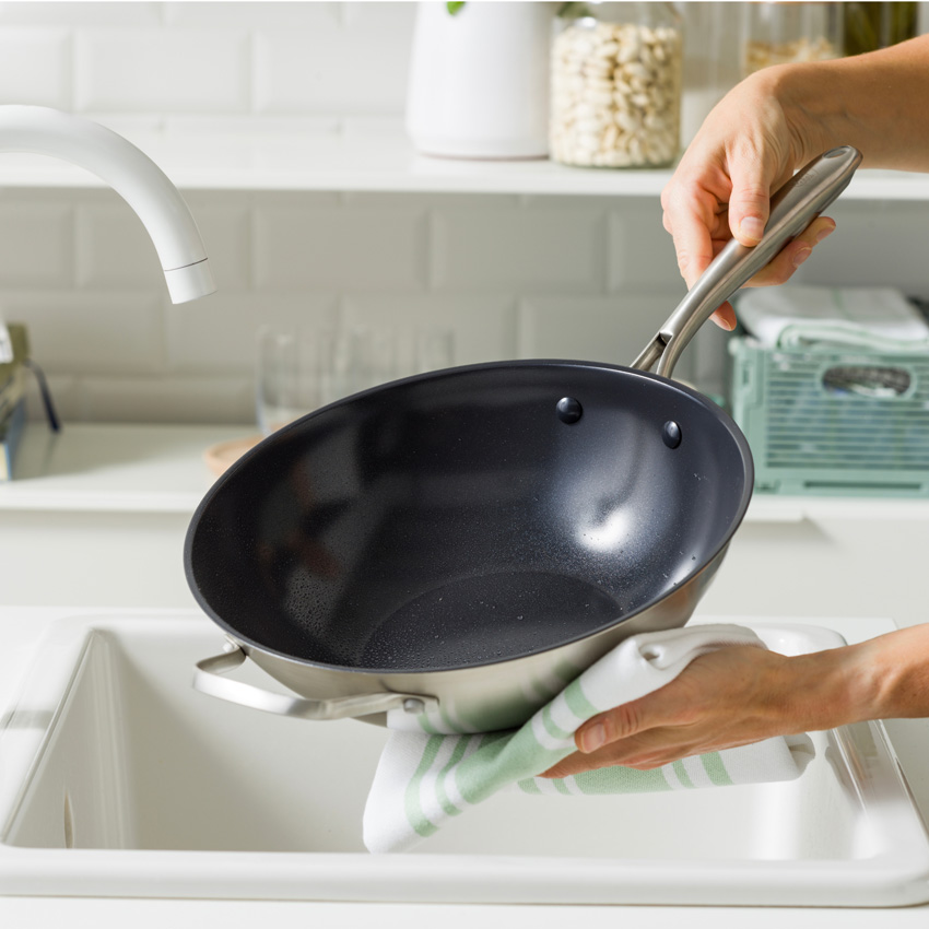 Wokpan Greenchef Ø28cm antikleeflaag & PFAS-vrij