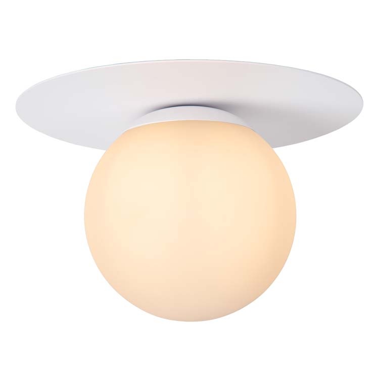Lucide TRICIA - Plafonnière - Ø 25 cm - 1xE27 - Wit