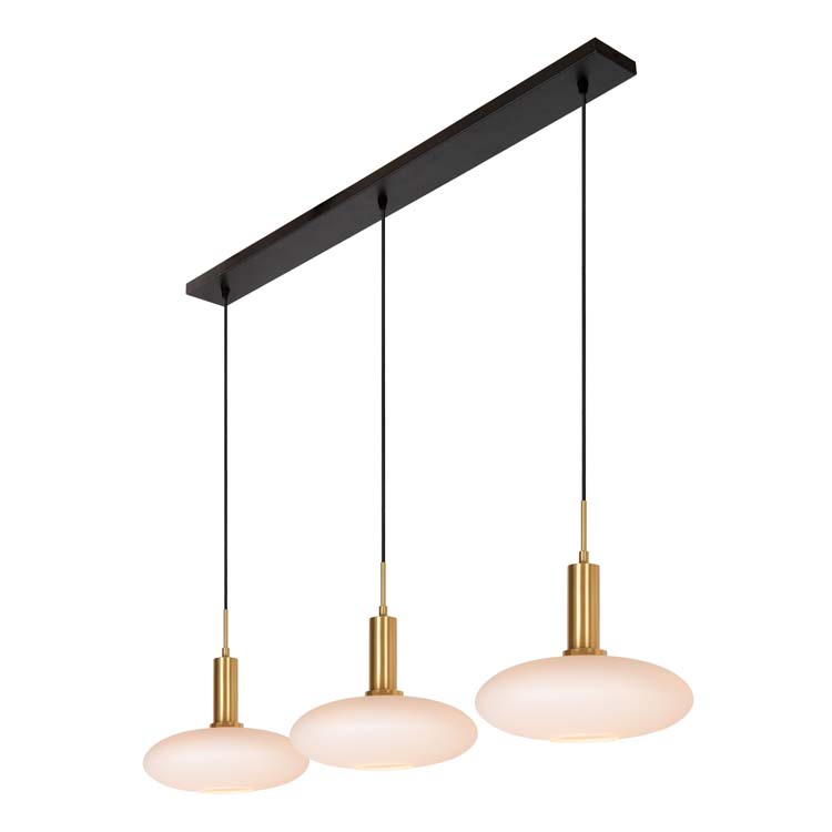 Hanglamp - goud - 126cm - 3xE27 - 40W