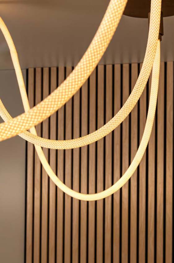 Lucide Vibes Janderin - Plafondlamp - LED Dimbaar - CCT - 1x36W 2200K/3300K - Champagne