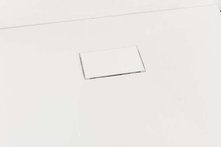 Douchebak Moby leisteen mat wit 160x90cm Douchebak Moby leisteen mat wit 160x90cm