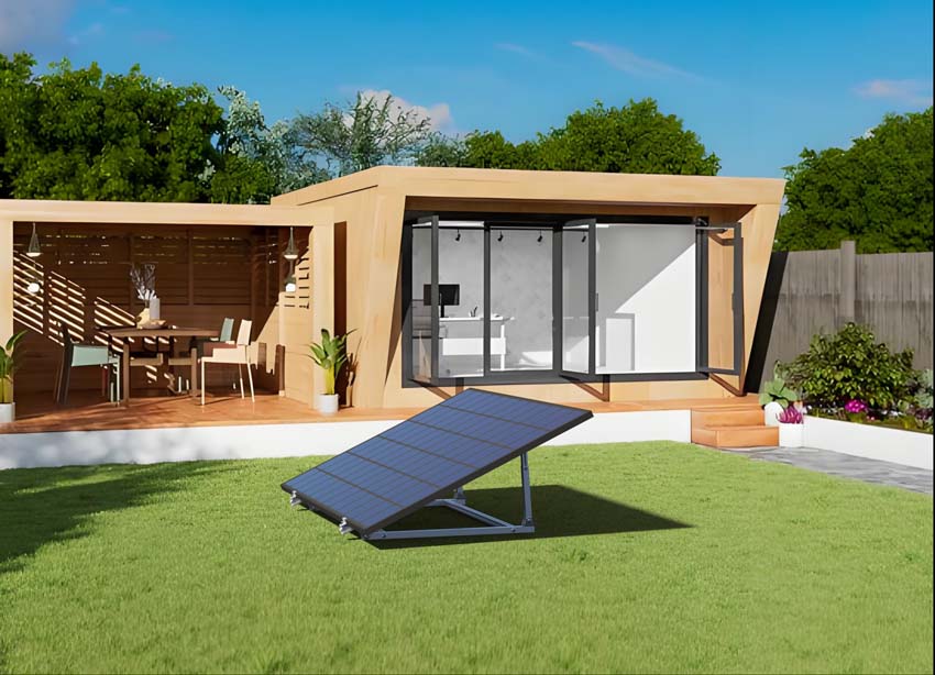 Set van zonnepanelen 800W full black - plug & play - vrijstaand of balkonmontage - incl omvormer