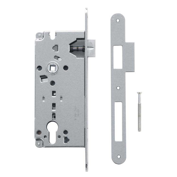 Serrure pro AGB nickelé cylindre 85mm