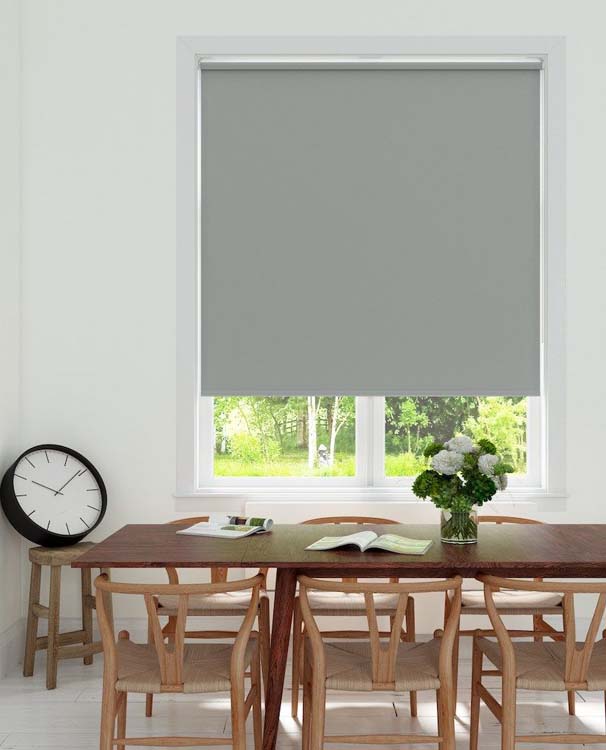 Rolgordijn verduisterend licht grijs 240x250cm