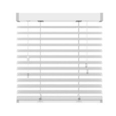 Store à lamelles horizontales aluminium 50mm blanc mat 957 600x1800mm - Lamelles horizontales