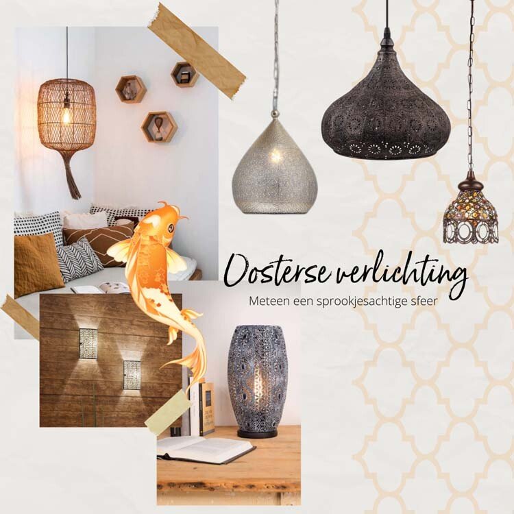 Oosterse verlichting moodboard