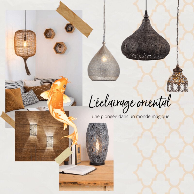 Éclairage oriental moodboard